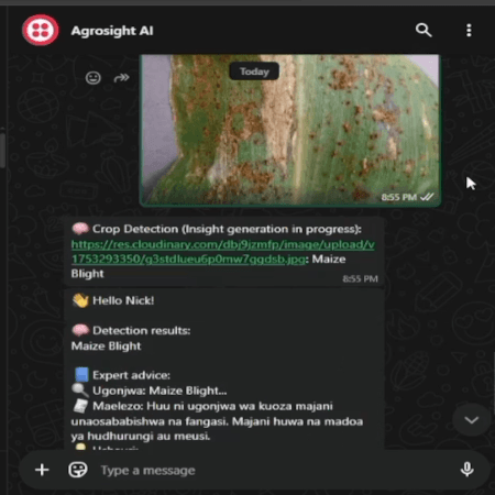 Agrosight AI — Live stage